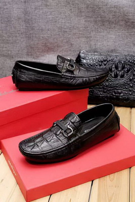 Salvatore Ferragamo Business Casual Men Shoes--056